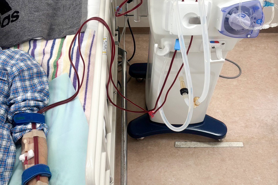 透析中の過ごし方について